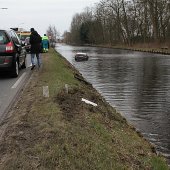 Auto te water Leidsevaart N444 3,0 Voorhout